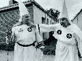 Elizabeth Pell<br/>KKK Rally, 1985<br/>"Grand Dragon & Wife Give an Interview."
