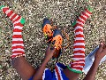 Wayne Chinnock<br/>Cite Soleil Soccer Camp Preparations, Port-au-Prince, Haiti, 2013<br/>Almost two hundred children from Haiti's largest slum receive free soccer gear and coaching from the Centre de Formation Sportive Fondation.